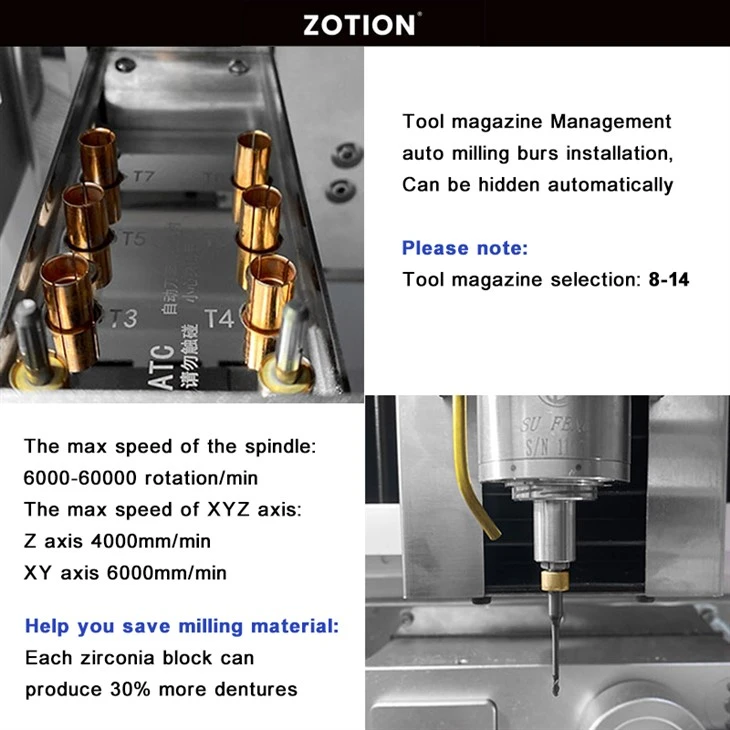 Dental 5 Axis Milling Machine