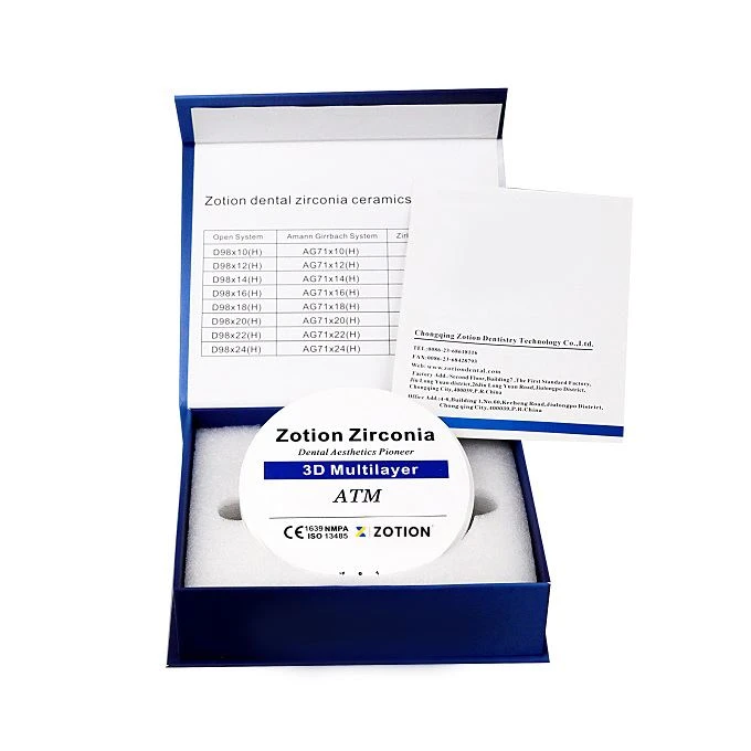 Open System Dental Zirconia Block